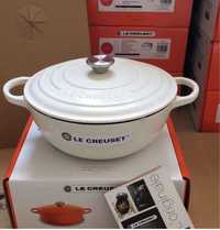 LE CREUSET казан 270390 белый 4.1 л, чугун