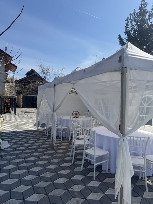 Paviliaone si cort Evenimnete ,Decor invelit mireasa ,panou