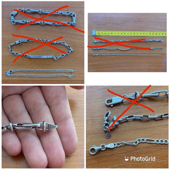 Мъжки сребърни гривни и синджири