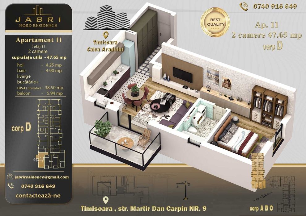 Apartamente de vanzare Calea Aradului!Direct de la dezvoltator!
