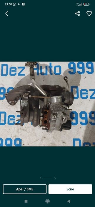 Turbina vw Touran, passat,golf 5, Jetta 1.4 TSI 1.2 tsi cbz