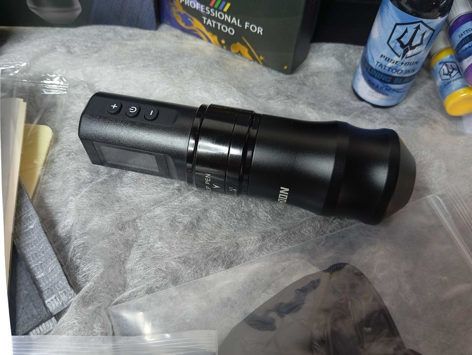 Kit Complet aparat de tatuat Poseidon Yolo, NOU multistroke 2.4-4.2