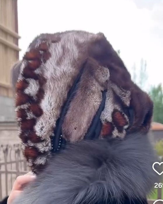 Новая косынка из натур. норки