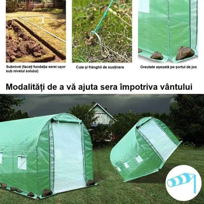 Solar de gradina, sera gradina, multiple dimensiuni, transport gratuit