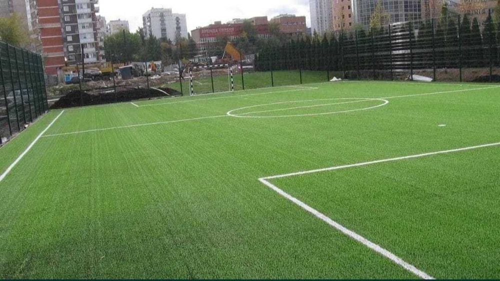 Газон  искусственный. Тартан. Резиновые плитки.