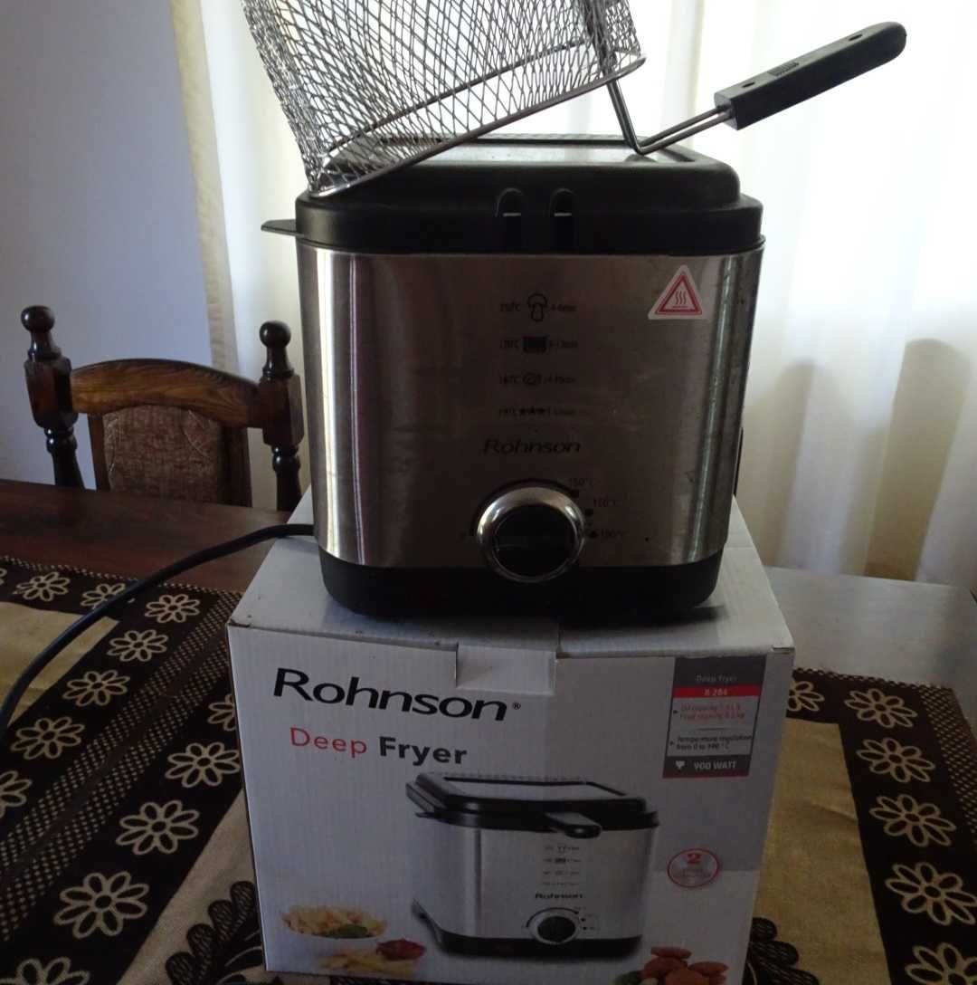 Нов мини  фритюрник 1.5 л.