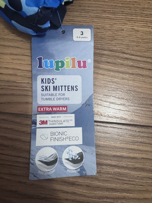 Детски топли и непромокаеми ръкавици за сняг 4-6 години