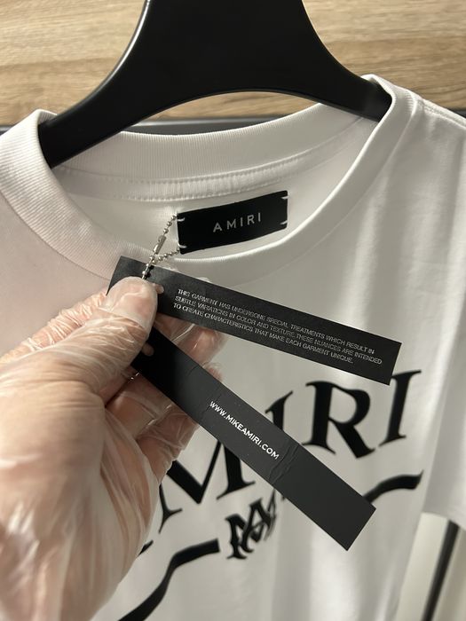 Tricou Amiri Alb Diferite Marimi