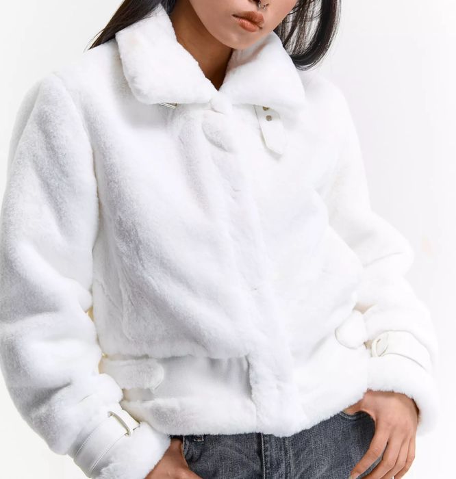 Палто от изкуствен пух