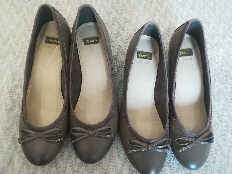 Естествена кожа дамски обувки номер 36-37