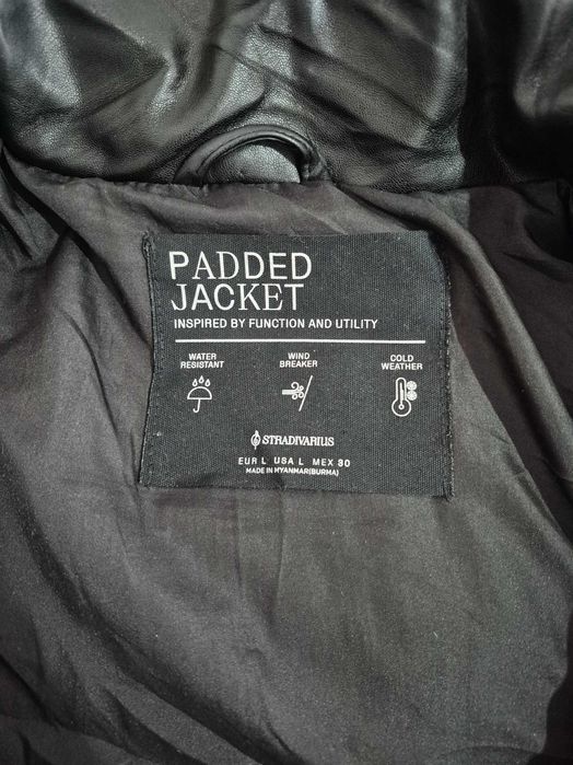 Зимно кожено яке Stradivarius L-XL