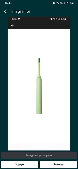 Periuța electrica sonica la cutie