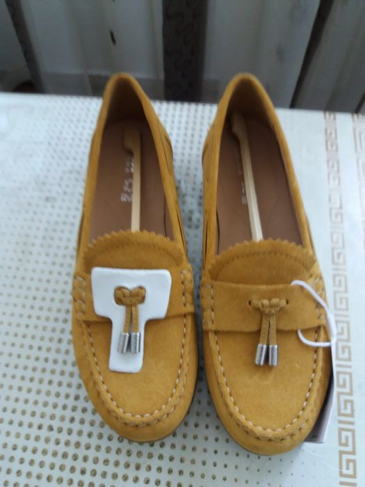 Geox mocasini   de damă din piele