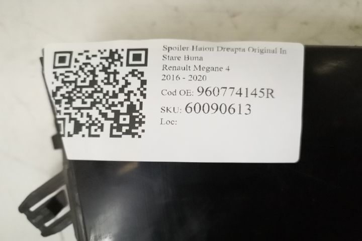 Spoiler Haion Dreapta Original In Stare Buna Renault  Megane  4 [2016
