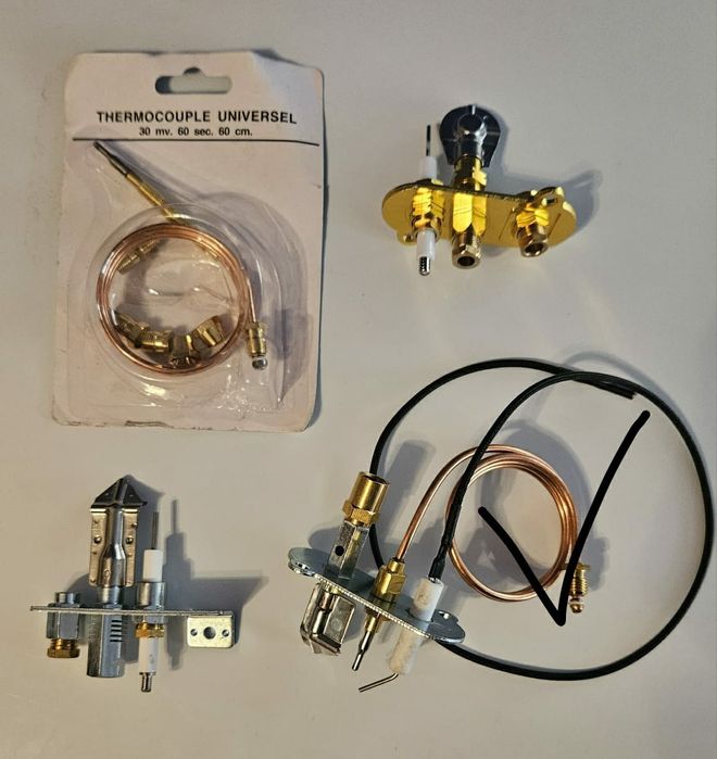 Запчасти на котлы. Термопара, фитиль, прессостат