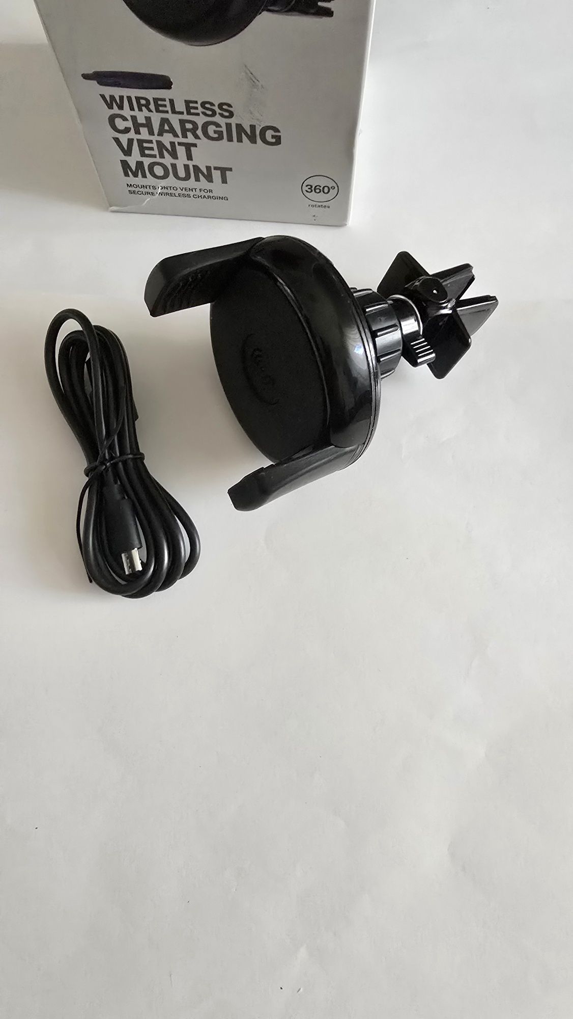 Suport auto pt telefon cu incarcare wireless