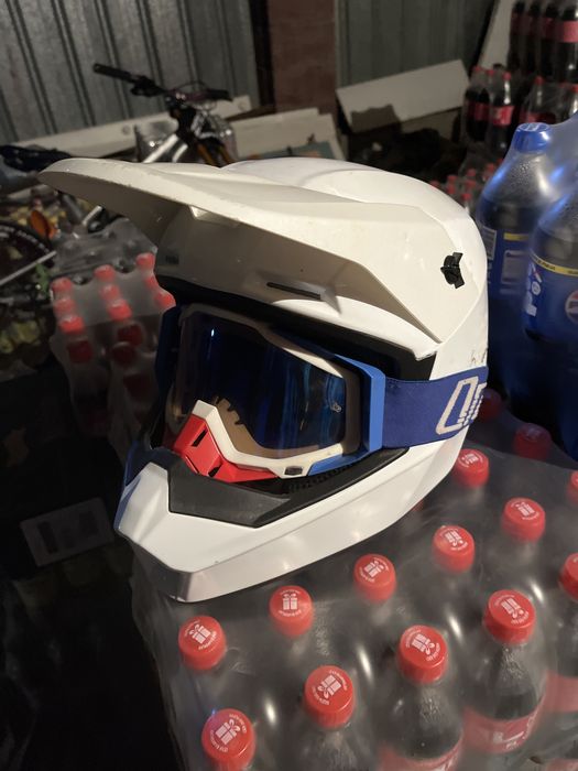 Шлем кросовый ORZ белый