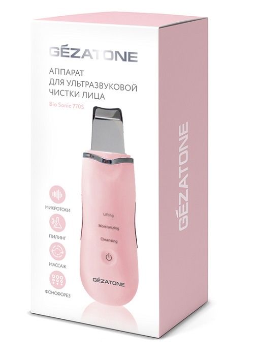 Аппарат для ультразвуковой чистки лица Bio Sonic 770 S, Gezatone
