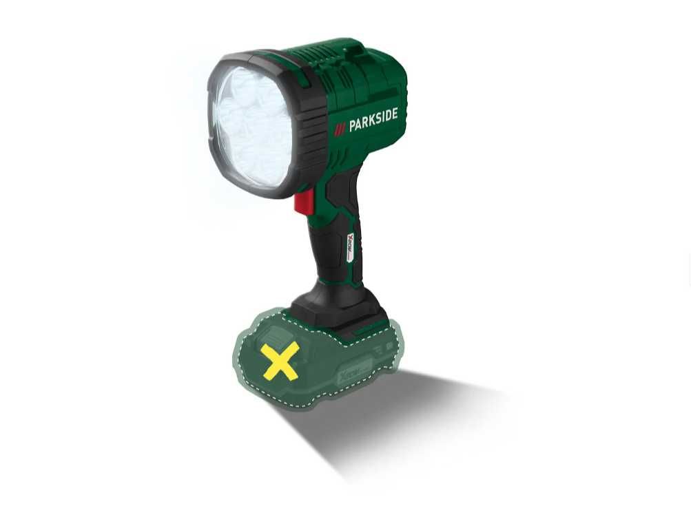 Parkside акумулаторен LED прожектор 20V-2500 Lm
