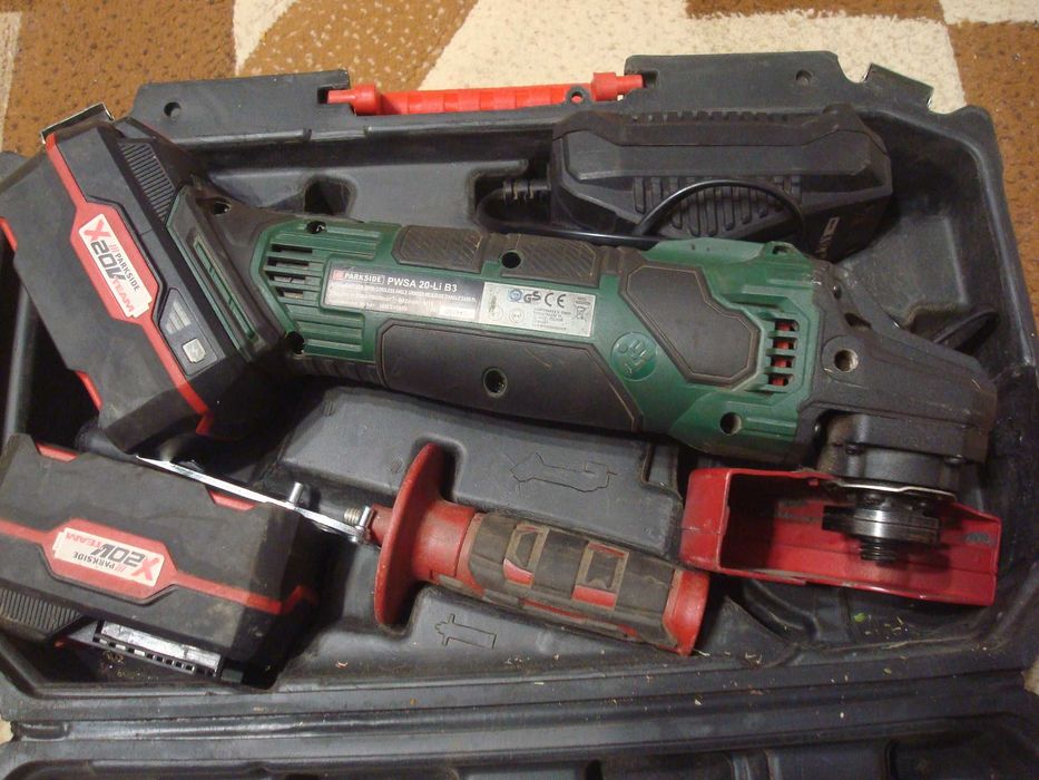 Polizor unghiular PARKSIDE PWSA 20-Li B3 ,Li-Ion 2 acumulatori 4.0 A