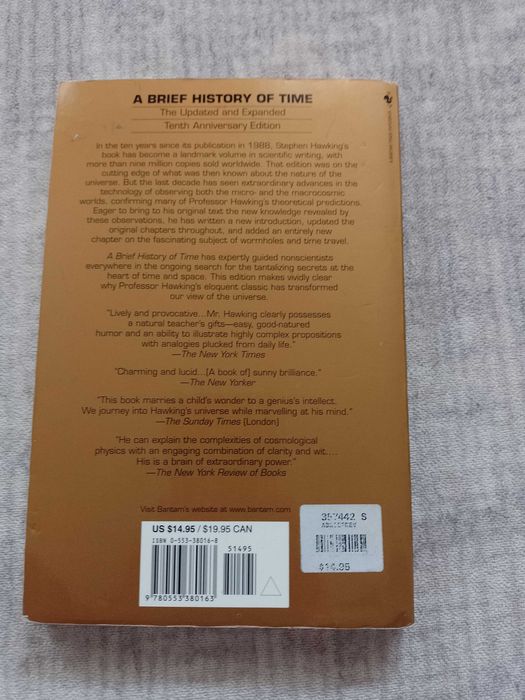 A brief history of time на Стивън Хоукинг