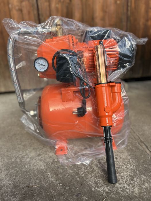 Hidrofor cap de fonta cu ejector