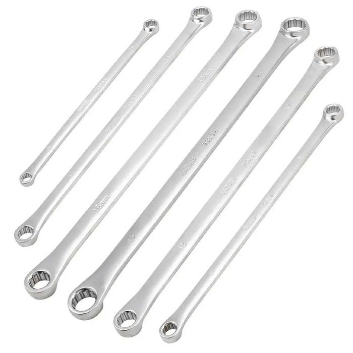 Комплект дълги прави звездогаечни ключове 8 – 21 мм 6 части JCB