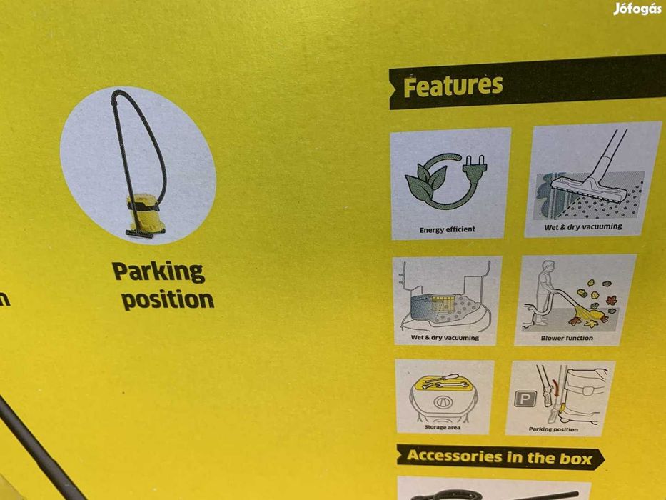 Мултифункционална прахосмукачкаKARCHER WD 2 Plus за сухо и мокро почи