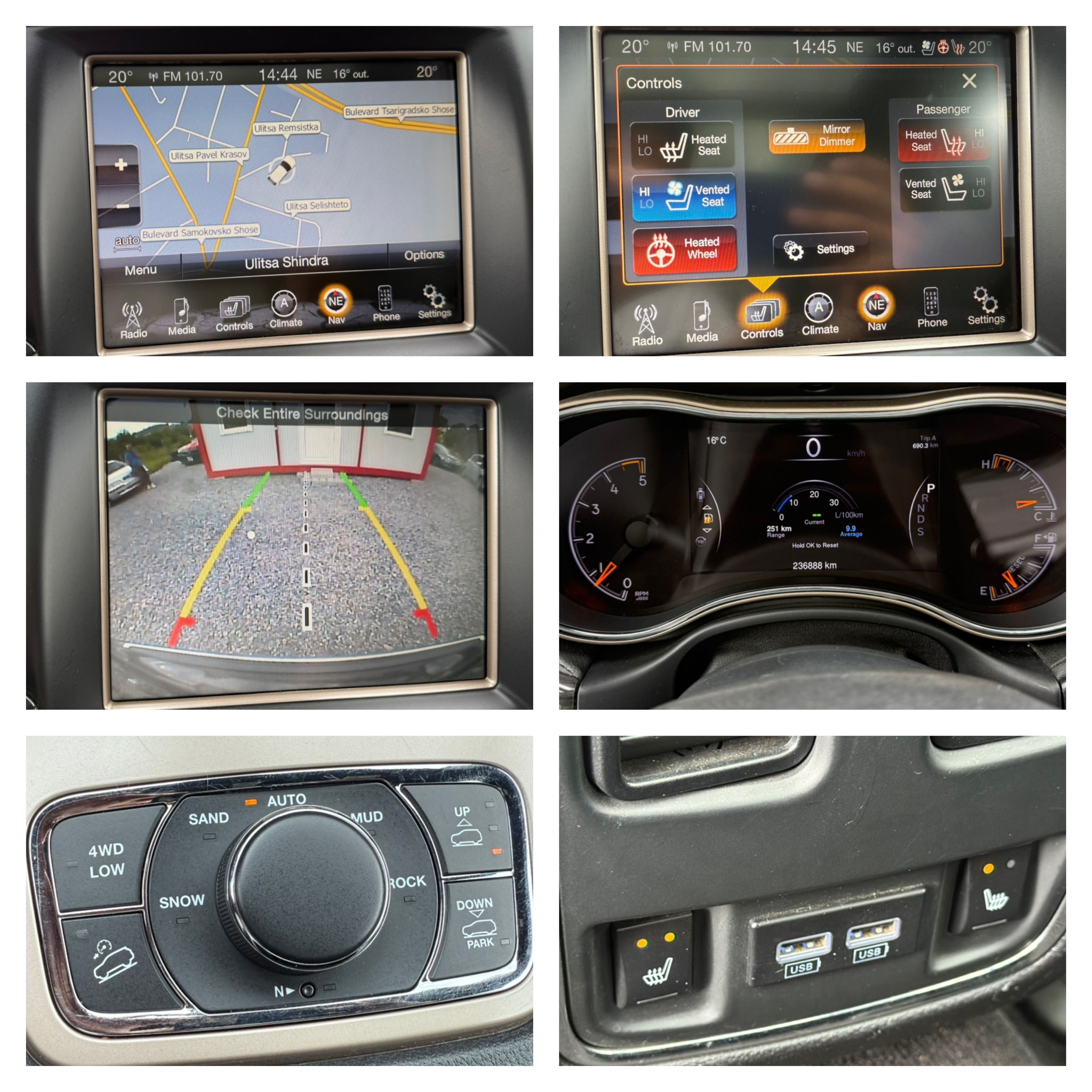 Jeep Grand cherokee OVERLAND 3.0 CRD (250 кс) 4x4 Automatic 236 000 km