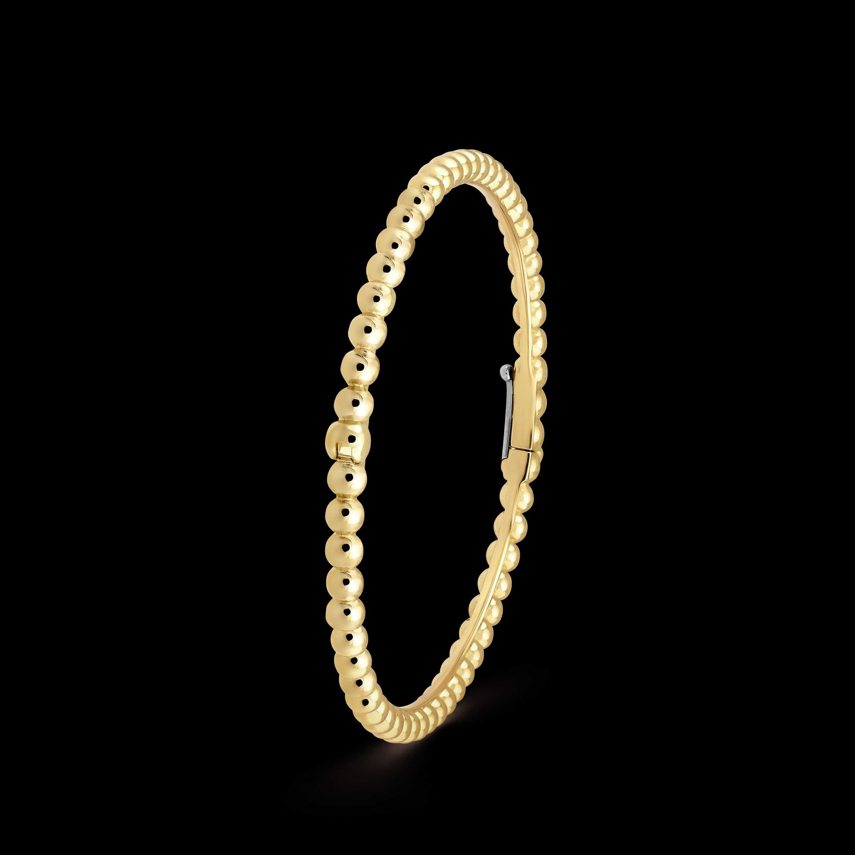 Van Cleef & Arpels VCA Gold Perlée Pearls Дамска Гривна