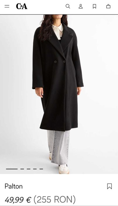 Palton nou C&A XL
