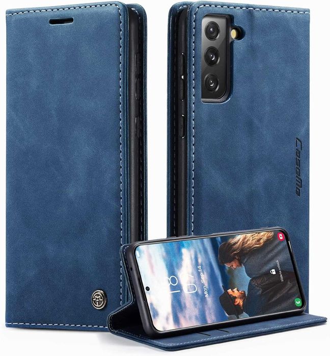 Husa Samsung Galaxy S21FE Silicon Strap Cover/Piele tip carte S20Ultra