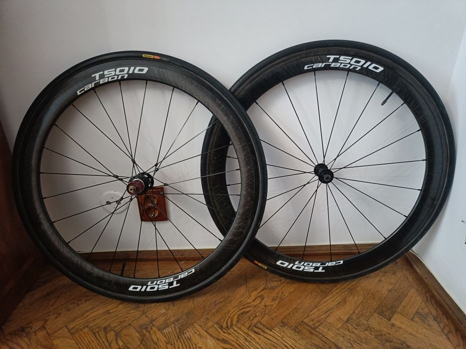 Zefiro T5010 Carbon Tubular 700c 28 Inch - Set Roti Bicicleta Cursiera