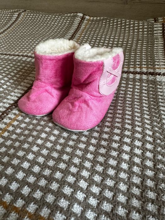 Пинетки детские розовые
