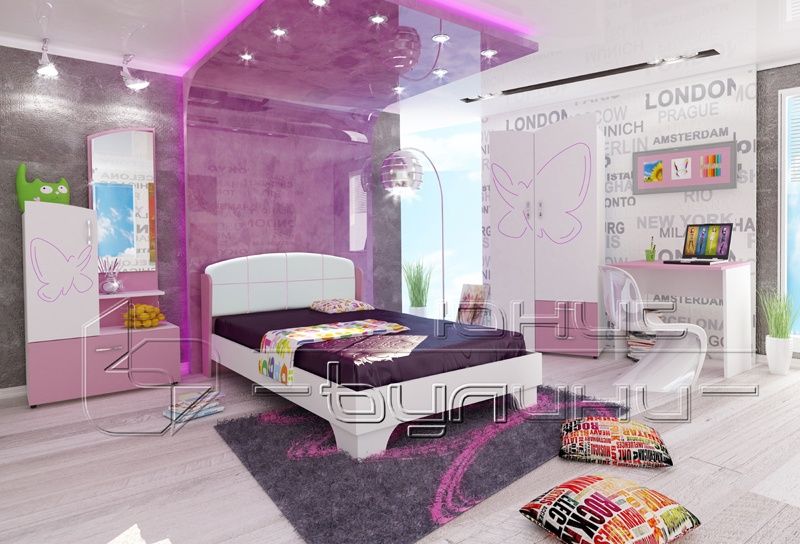 Детски Спален Комплект с матрак подарък