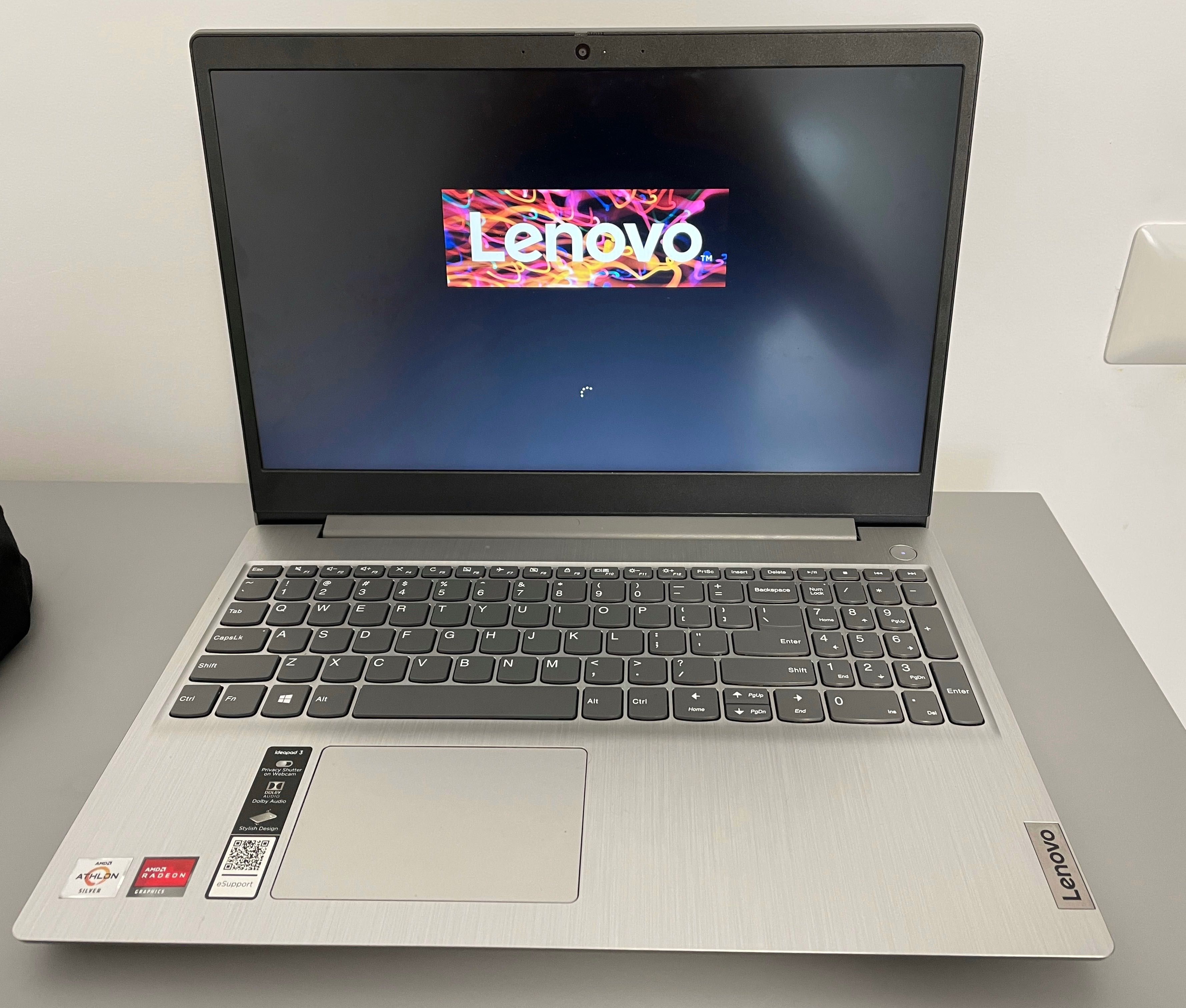 Laptop Lenovo , 15.6" Full HD, 256GB SSD, Platinum Grey