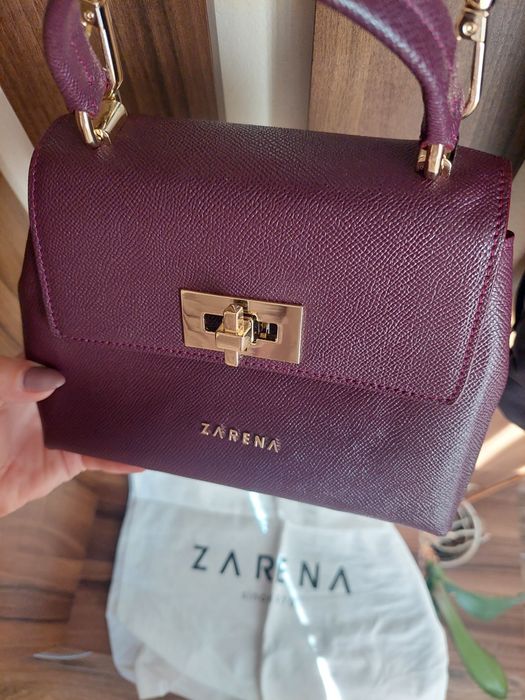 Естествена кожа чанта ZARENA