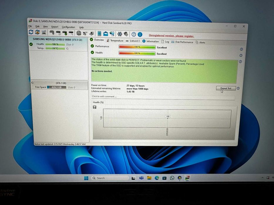 Laptop Gaming Asus TUF F17 I5-11400H SSD  RTX 2050 ProMax Amanet