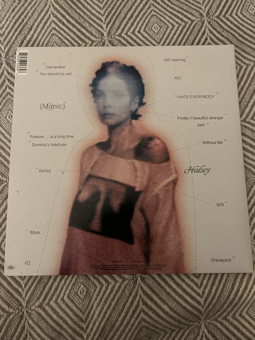 Manic halsey clear vinyl