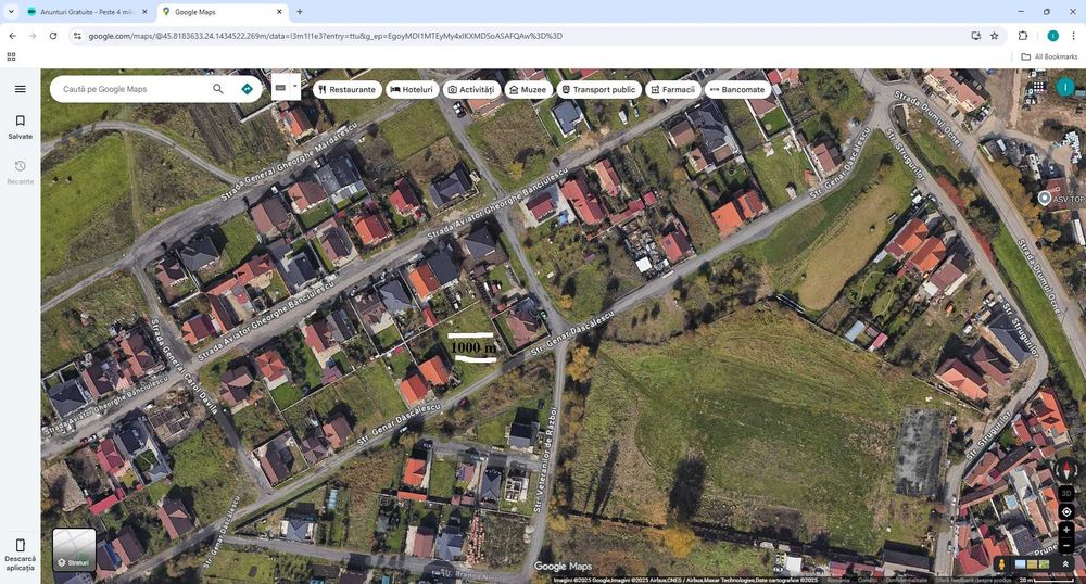 Vand 2 terenuri zona veterani