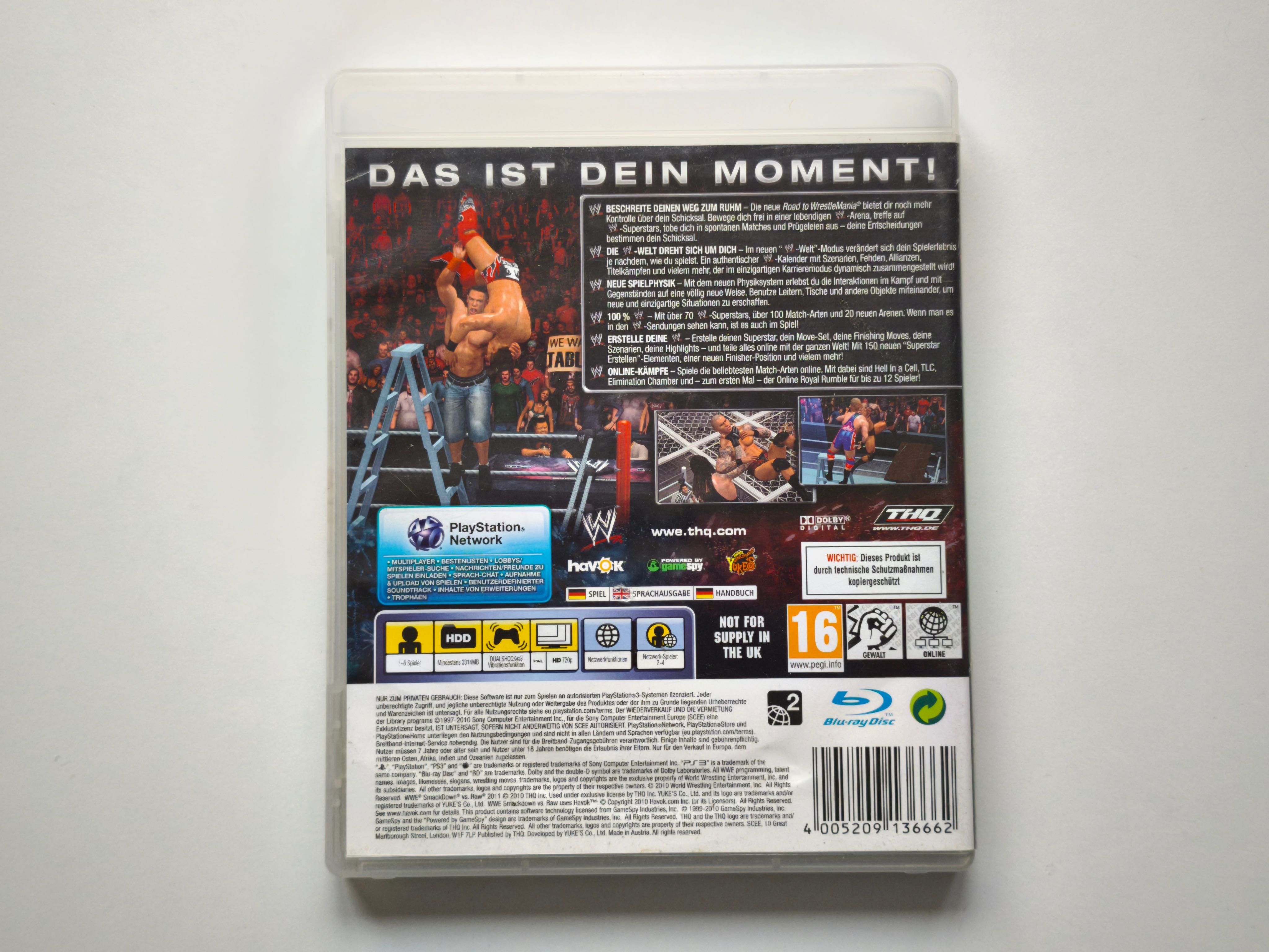Joc pentru PS3 – Smack Down vs Raw, Blu-Ray Disc
