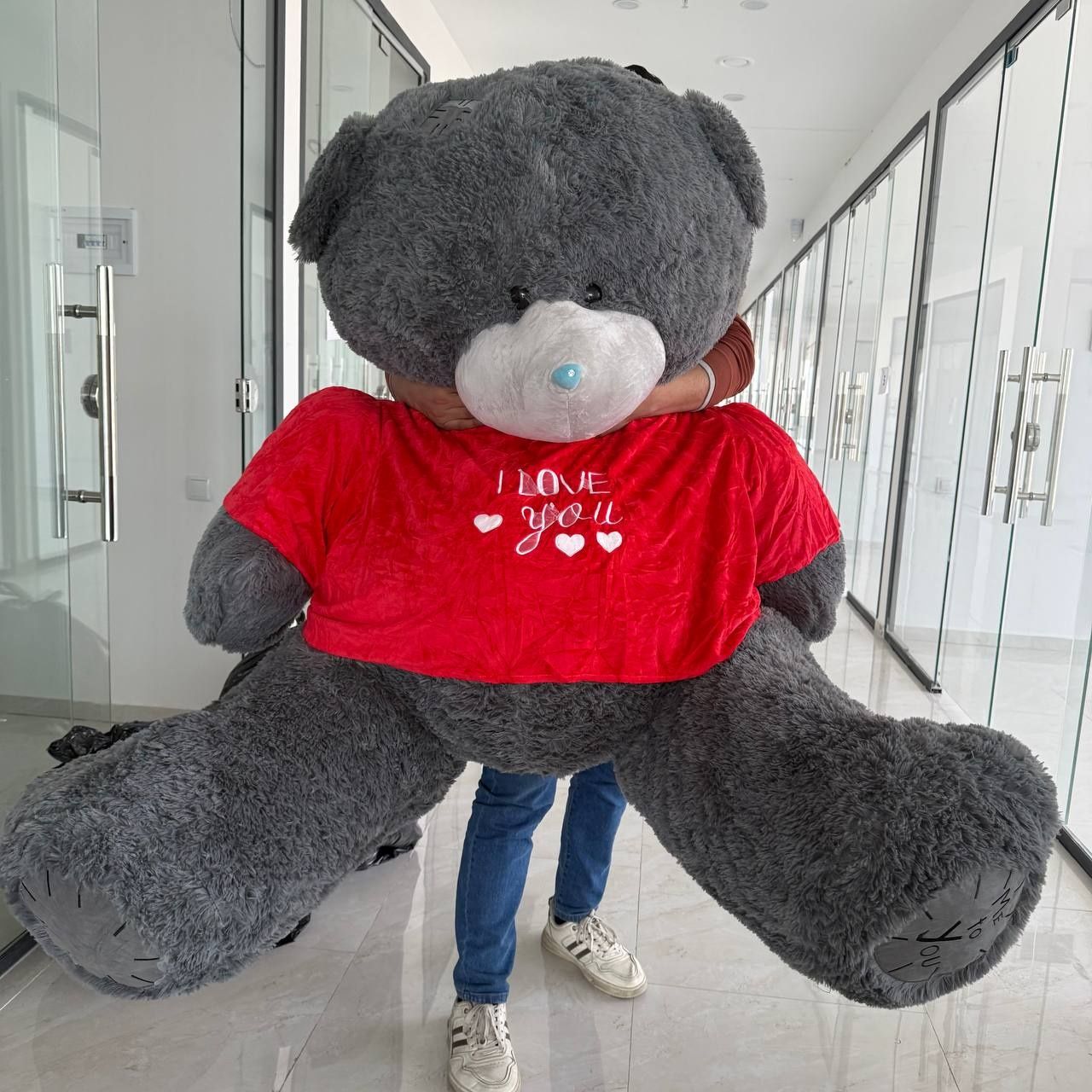: Royal Love Bear 2.2 метр сюрприз на 8 Марта! Teddy ayiq 2.2metr
