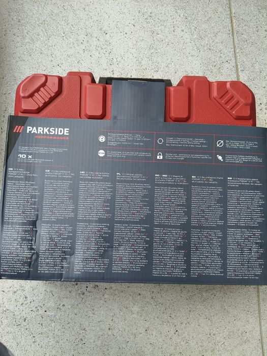 Mașină de înșurubat și găurit parkside performance 12 v 45 Nm