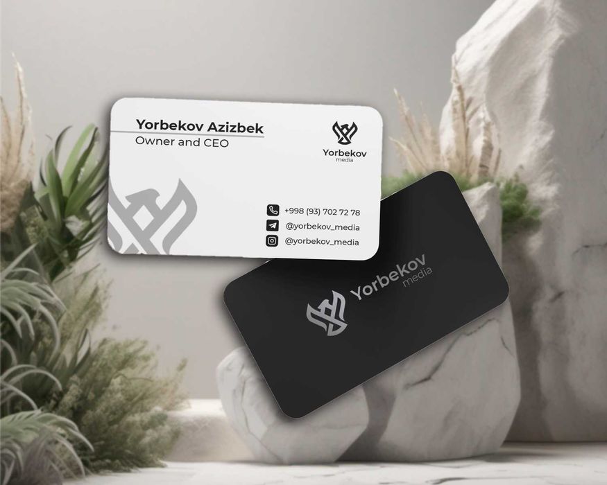 Vizitka | Business Card | Tashrif qogozi | Poligrafiya | Reklama