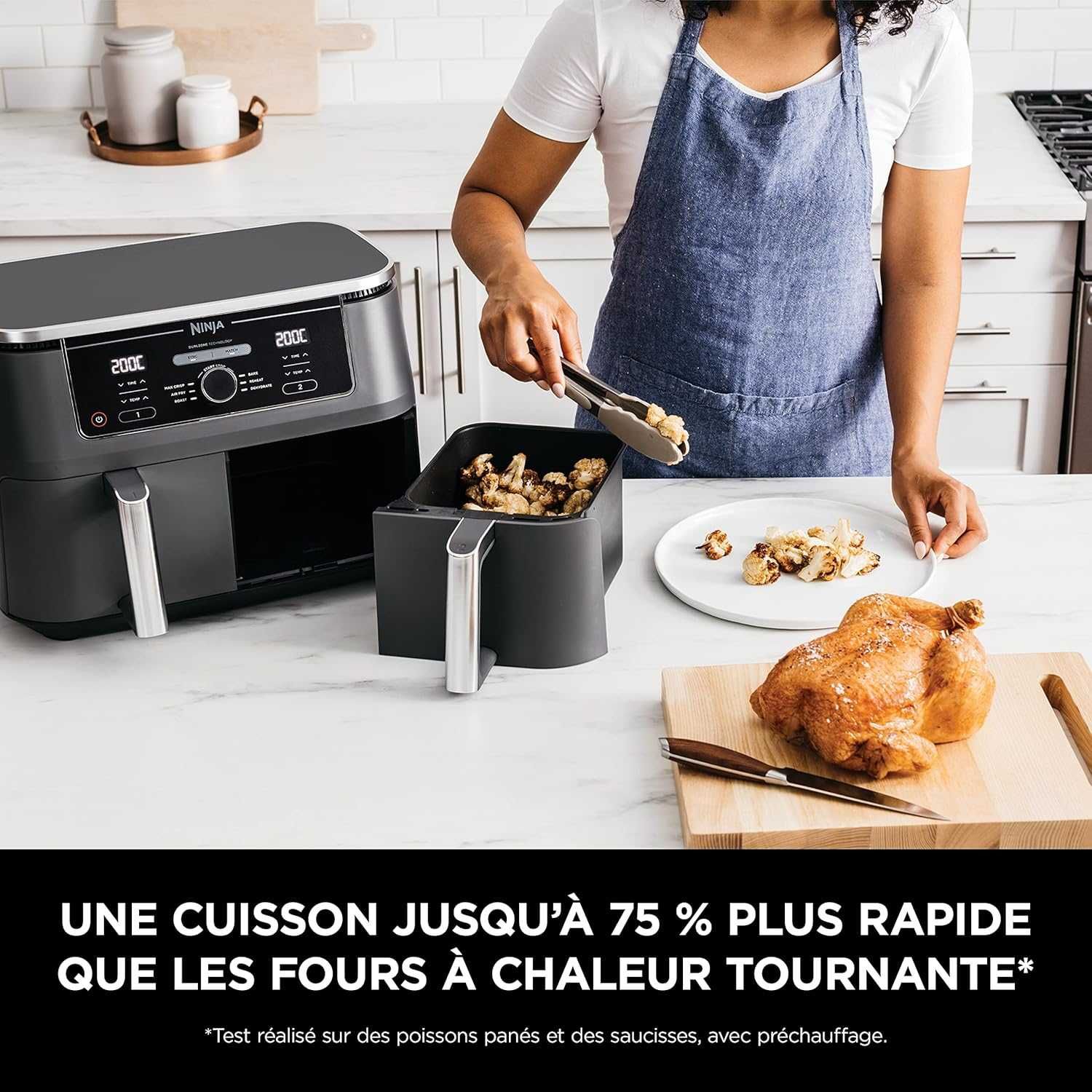 Фритюрник с горещ въздух Ninja Foodi MAX Dual Zone, 9,5L Air Fryer