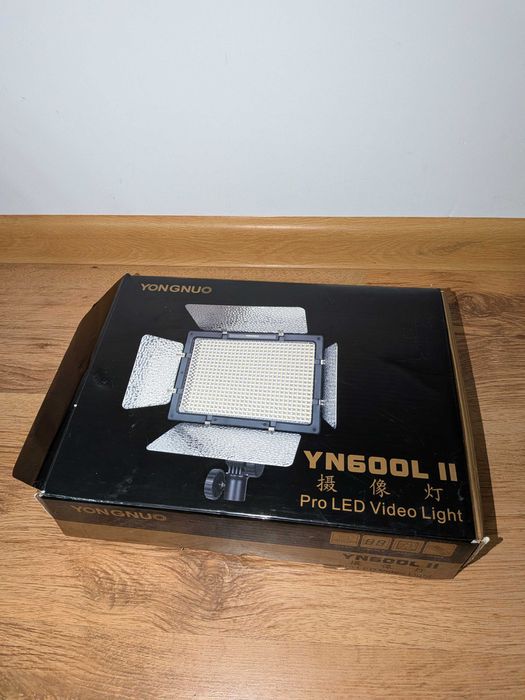 Lampa foto-video panou LED 600 LED-uri 5500K, telecomanda,  wireless