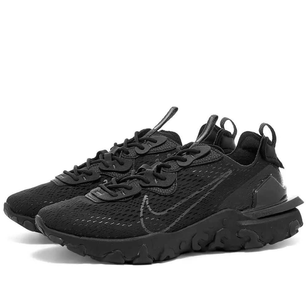 Nike React Vision triple black