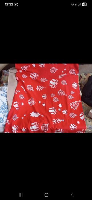 Новогодний  плед 100 на 140