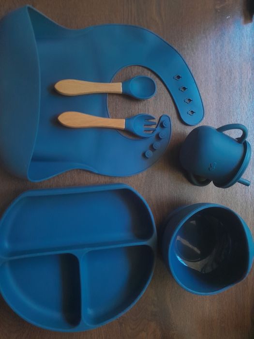 Силиконовая набор для детей+ в подарок ниблер и перчатки для зубика