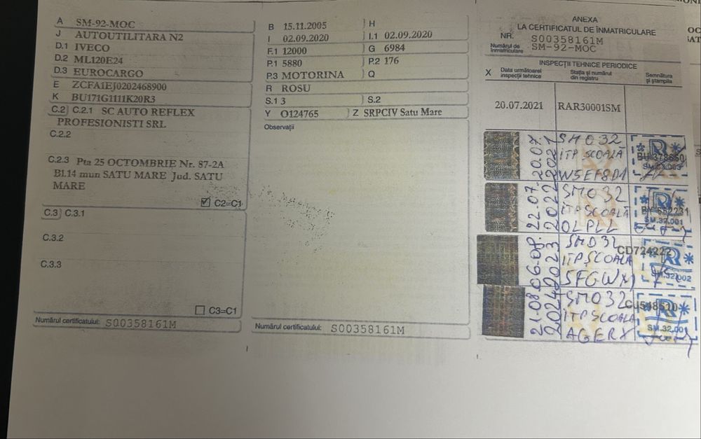 Vand camion 12 tone